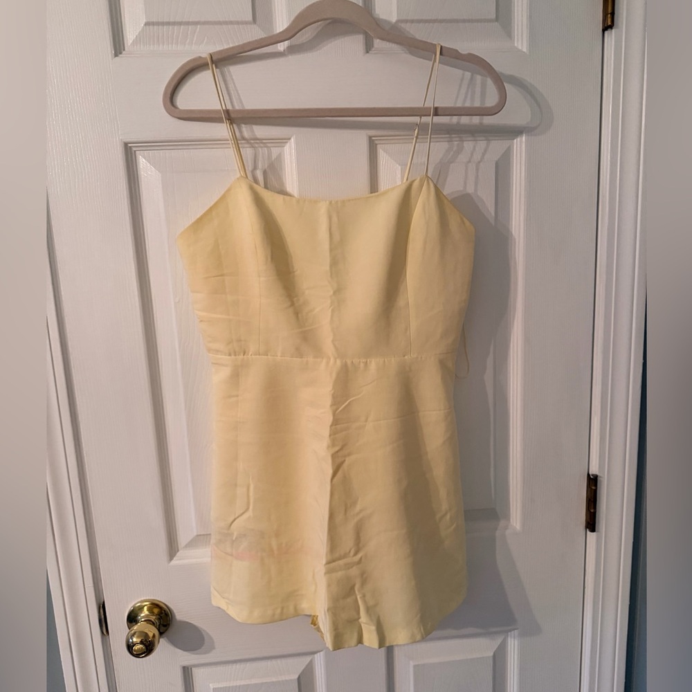Zara yellow romper